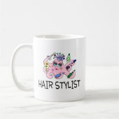 Haar-Stylist-Krake Kaffeetasse (Links)