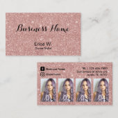 Haar-Stylist-kundenspezifischer Visitenkarte (Vorne/Hinten)