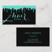 Haar-Stylist-moderner Visitenkarte (Vorne/Hinten)