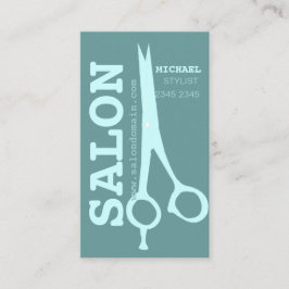 Haar-Stylist-mutige moderne Salon-Scheren Terminkarte