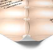 Haar-Stylist-Preisschild Poster (Ecke)