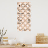 Haar-Stylist-Preisschild Poster (Küche)