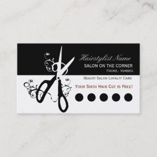 Haar-Stylist-Salon-moderne Treuekarte