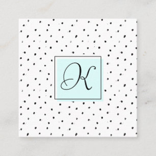 Haar-Stylist-Salon-Monogramm-Verabredungs-Karten Terminkarte