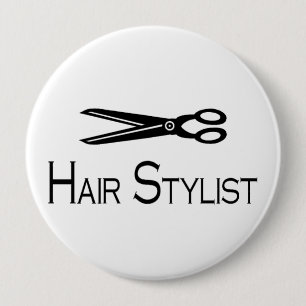 Haar-Stylist (Scheren) Button