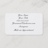 Haar-Stylist-Scheren Visitenkarte (Rückseite)