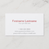 Haar-Stylist-Schwarzweiss-Streifen-Geschäfts-Karte Visitenkarte (Rückseite)