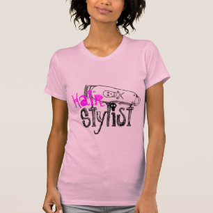 Haar-Stylist-Shirt mit Clippers T-Shirt