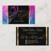 Haar-Stylist-Spezialist Visitenkarte (Vorne/Hinten)