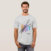Haar-Stylist T-Shirt (Vorne ganz)