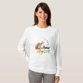 Haar-Stylist T-Shirt (Vorne ganz)