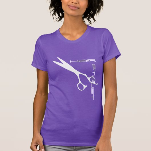 Haar-Stylist T-Shirt (Vorderseite)