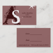 Haar-Stylist Terminkarte (Vorne/Hinten)