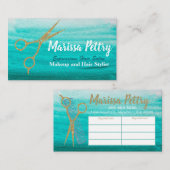 Haar-Stylist-Verabredung Karte des Friseurs (Vorne/Hinten)