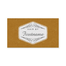 Haar-Stylist-Vintage Eleganz-Geschäfts-Karten