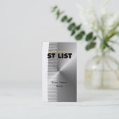 Haar-Stylist Visitenkarte (Stehend Vorderseite)