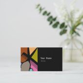 Haar-Stylist Visitenkarte (Stehend Vorderseite)