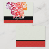 Haar-Stylist Visitenkarte (Vorne/Hinten)