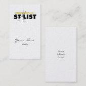 Haar-Stylist Visitenkarte (Vorne/Hinten)