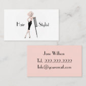 Haar-Stylist Visitenkarte (Vorne/Hinten)
