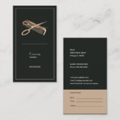 Haar-Stylist Visitenkarte (Vorne/Hinten)