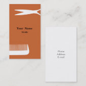 Haar-Stylist Visitenkarte (Vorne/Hinten)