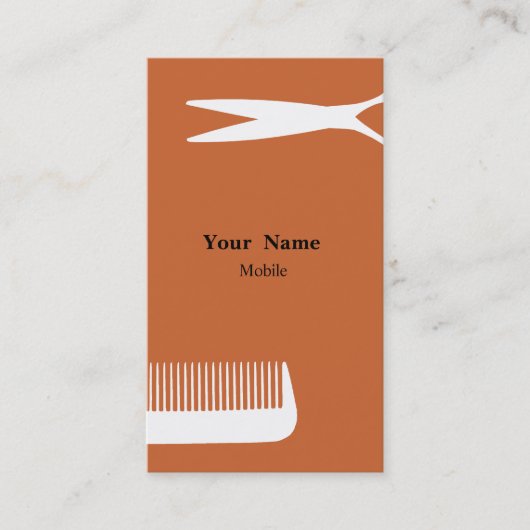 Haar-Stylist Visitenkarte (Vorderseite)