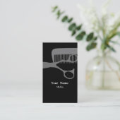 Haar-Stylist Visitenkarte (Stehend Vorderseite)