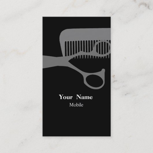 Haar-Stylist Visitenkarte (Vorderseite)