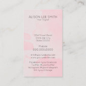 Haar-Stylist Visitenkarte (Rückseite)