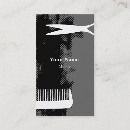 Haar-Stylist Visitenkarte (Vorderseite)