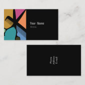 Haar-Stylist Visitenkarte (Vorne/Hinten)