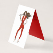 Haar-Stylist Visitenkarten (Vorderseite)