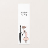 Haar-Stylist Visitenkarten (Außenseite Aufgefaltet)