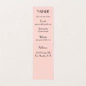 Haar-Stylist Visitenkarten (Innenseite Aufgefaltet)