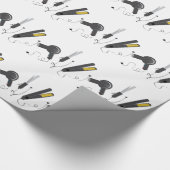 Haar-Stylist-Werkzeuge Geschenkpapier (Ecke)