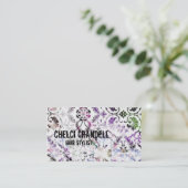 Haar-Stylistkarte Visitenkarte (Stehend Vorderseite)