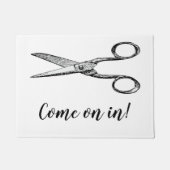 Haar-Stylistwillkommen matt Fußmatte (Vorderseite)