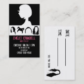 Haar Terminkarte (Vorne/Hinten)