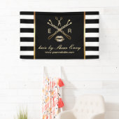 Haar u. Make-upschönheits-Salon-Logo-moderne Banner (Insitu)