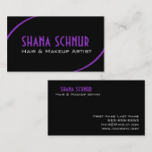 Haar u. Make-upVisitenkarte Visitenkarte (Vorne/Hinten)