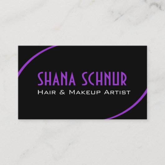 Haar u. Make-upVisitenkarte Visitenkarte (Vorderseite)