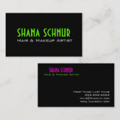 Haar u. Make-upVisitenkarte Visitenkarte (Vorne/Hinten)