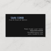 Haar u. Make-upVisitenkarte Visitenkarte (Rückseite)