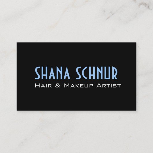 Haar u. Make-upVisitenkarte Visitenkarte (Vorderseite)