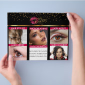 Haar und Lash Beautician Flyer (Hand)