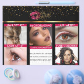 Haar und Lash Beautician Flyer (Einzeln)