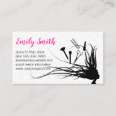 Haar- und Makeup-Tools Visitenkarte (Vorderseite)