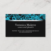 Haar-und Nagel-Salon-Visitenkarten Visitenkarte (Rückseite)