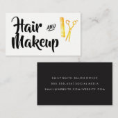 Haar und Schminke Visitenkarte (Vorne/Hinten)